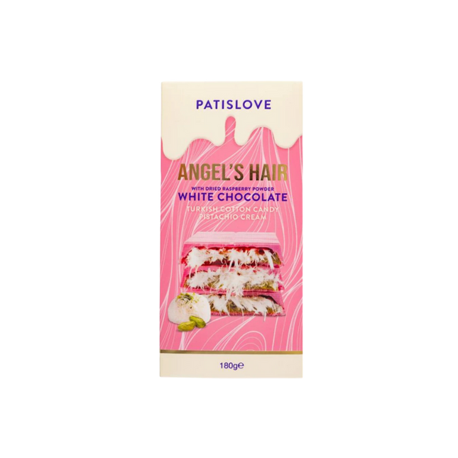Patislove Dubai Raspberry White Chocolate Angel's Hair 10 x 180g