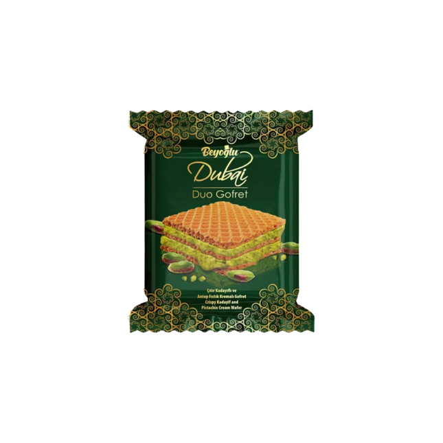 Beyoglu Dubai Duo Wafer Pistachio 24 x 30g
