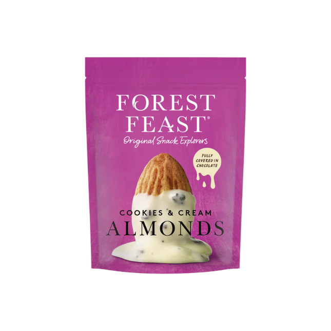 Forest Feast Almond Cookies & Cream 8 x 120g