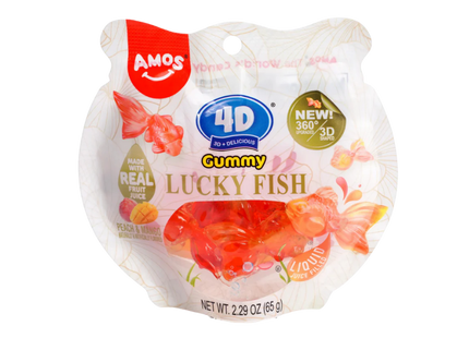 Amos 4D Gummy Lucky Fish 16 x 35g
