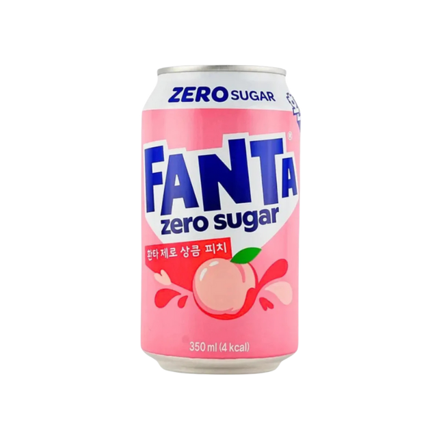 Fanta Korea Zero Sugar Peach 24 x 350ml