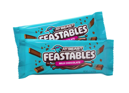 Mr Beast Feastables Chocolate Bar Milk Chocolate 10 x 60g