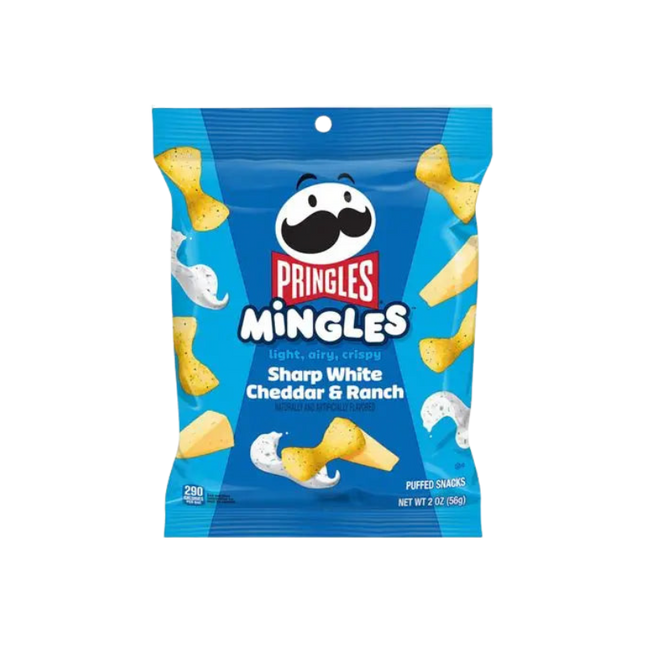Pringles Mingles Sharp White Cheddar & Ranch 6 x 155g