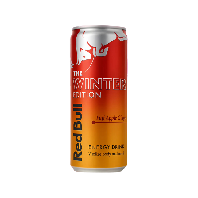 Red Bull Energy Drink Winter Edition Fuji Apple Ginger 24 x 250ml
