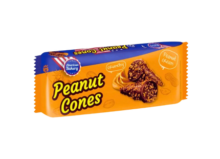 American Bakery Cones Peanut 24 x 112g