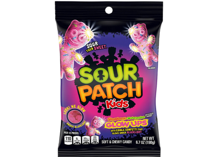 Sour Patch Kids Glow Strawberry & Watermelon 12 x 102g
