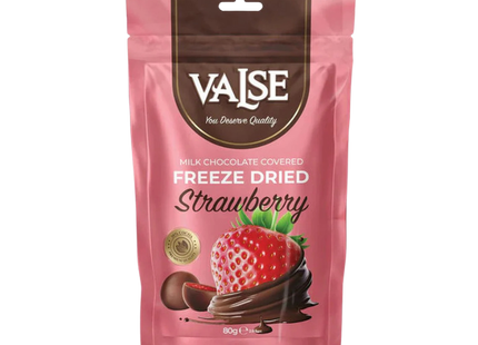Valse Freeze Dried Strawberry & Milk Chocolate 12 x 80g