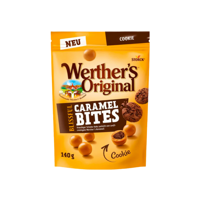 Werther's Original Blissful Caramel Bites Cookie 16 x 140g