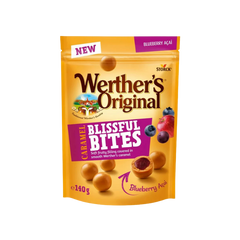 Werther's Original Blissful Caramel Bites Blueberry Açai 16 x 140g