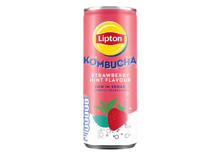 Lipton Kombucha Strawberry & Mint Tea Fruit 12 x 250ml