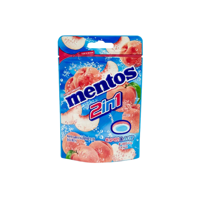 Mentos Duo Peach & Soda 10 x 45g