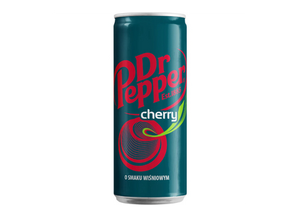 Dr Pepper Slim Can Cherry 24 x 330ml