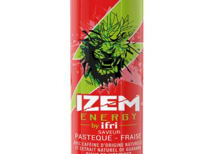 IZEM Energy Pastèque Fraise 250ml x 12