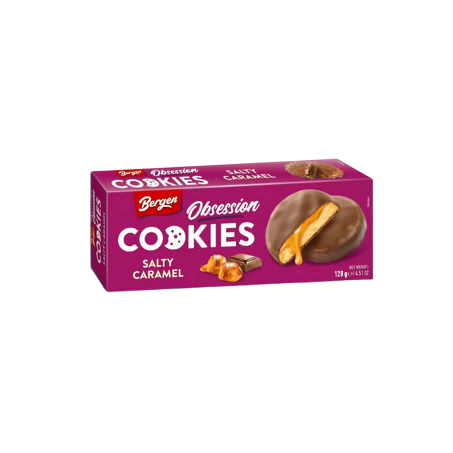 Bergen Obsession Cookies Salty Caramel 18 x 128g