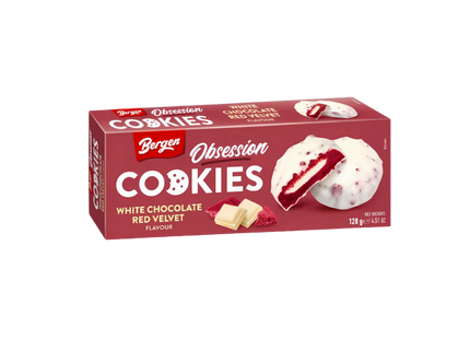 Bergen Obsession Cookies Red Velvet 18 x 128g