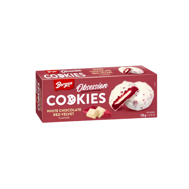 Bergen Obsession Cookies Red Velvet 18 x 128g