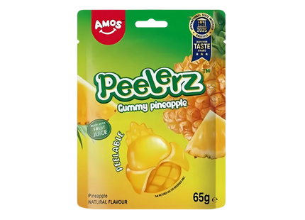 Amos Peelerz Gummy Pineapple 24 x 65g