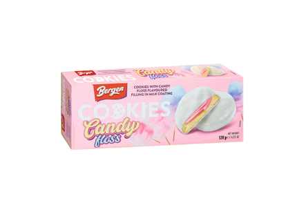 Bergen Candy Floss Cookies 18 x 128g