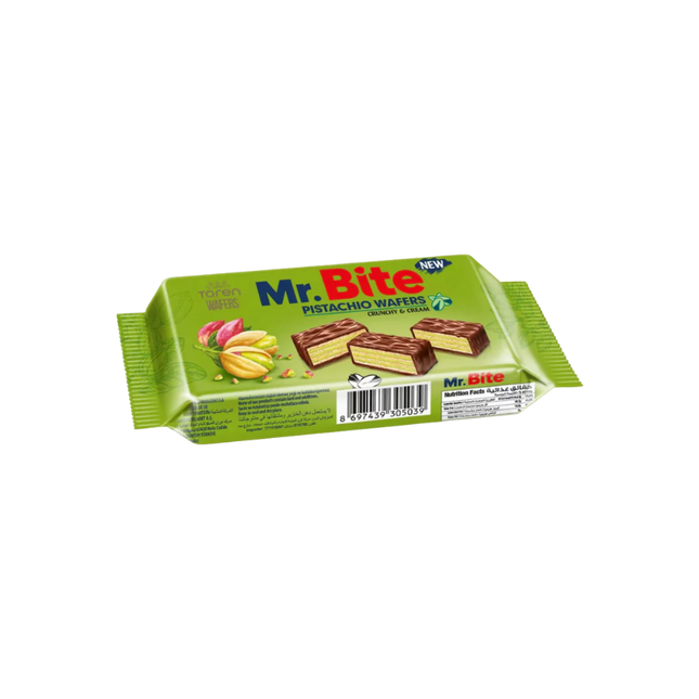 Mr.Bite Wafers Pistachio 24 x 35g