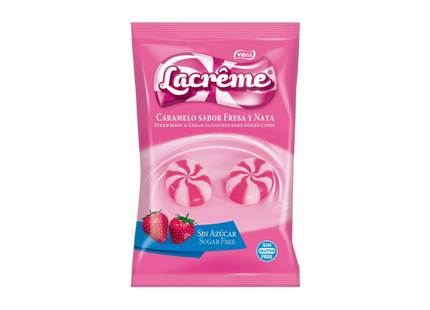 Vidal Lacrême Sugar Free Strawberry & Cream 12 x 80g
