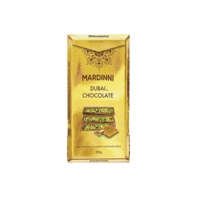 Mardinni Dubai Chocolate With Kunafa & Pistachio Cream 6 x 200g