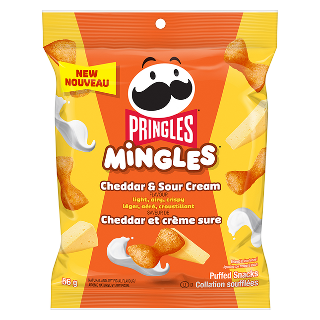 Pringles Mingles Cheddar & Sour Cream 6 x 155g